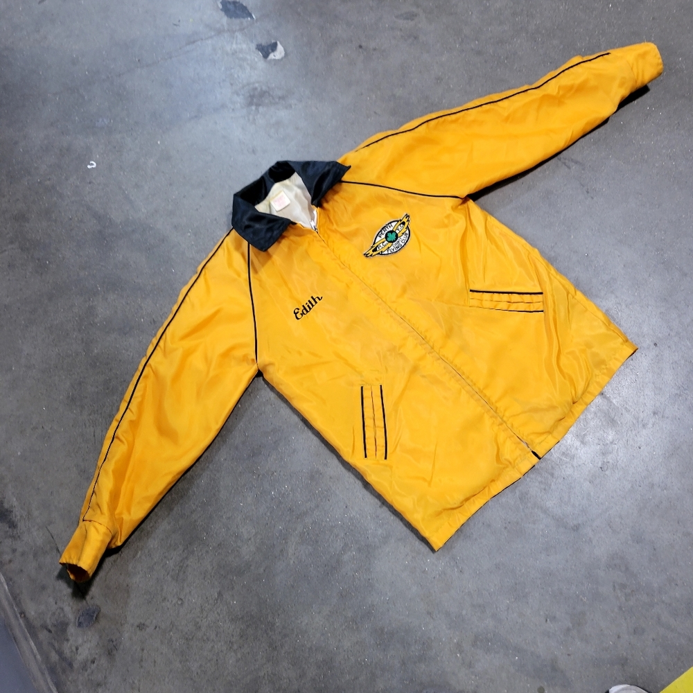 vintage 1960s 70s flight club perth ontario canada jacket women's  medium Coat